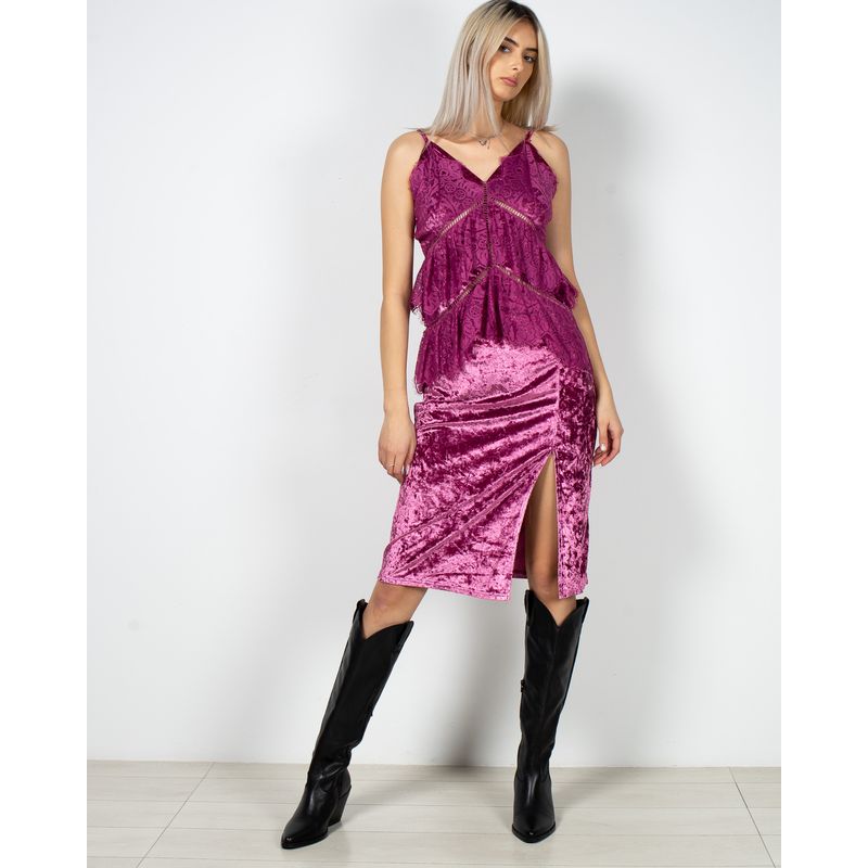 Rochie-eleganta-din-catifea-cu-volane-din-dantela-22AXE01179