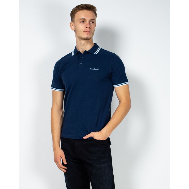 Tricou-din-bumbac-cu-guler-si-nasturi-la-baza-gatului-22ITT21016