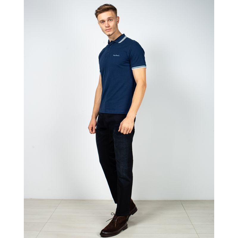 Tricou-din-bumbac-cu-guler-si-nasturi-la-baza-gatului-22ITT21016