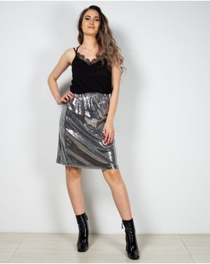 Fusta midi cu paiete 22BRA01169