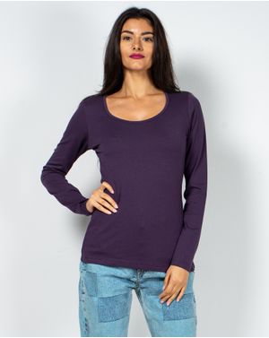 Bluza uni cu maneca lunga 22BRA01146