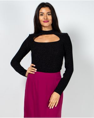 Bluza eleganta cu guler mic 22BRA01198