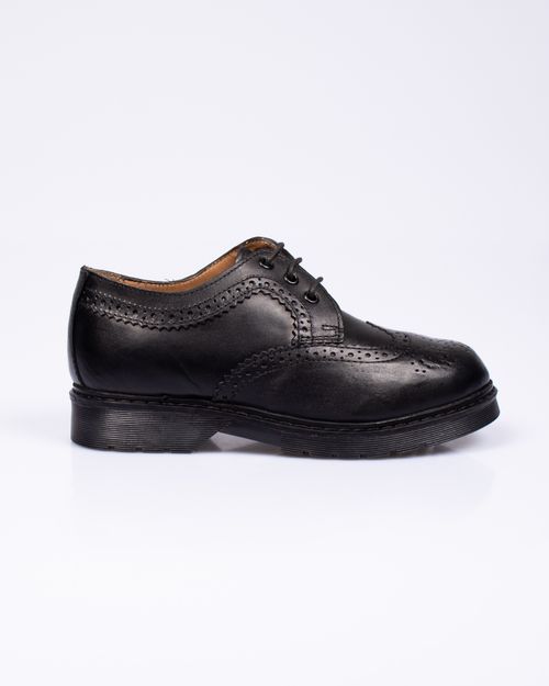 Pantofi tip Oxford din piele naturala cu siret pentru femei 22VEN33001