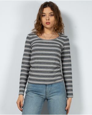 Bluza cu maneca lunga si dungi 22AVI35014