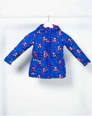 Geaca cu imprimeu si captuseala pentru fete 22VAT05001