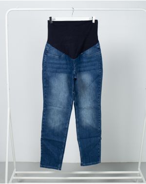 Jeans maternity cu buzunare la spate 22ALN01096