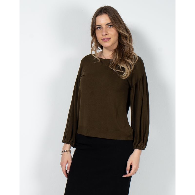 Bluza-tricotata-fin-cu-maneci-bufante-23DOV01030