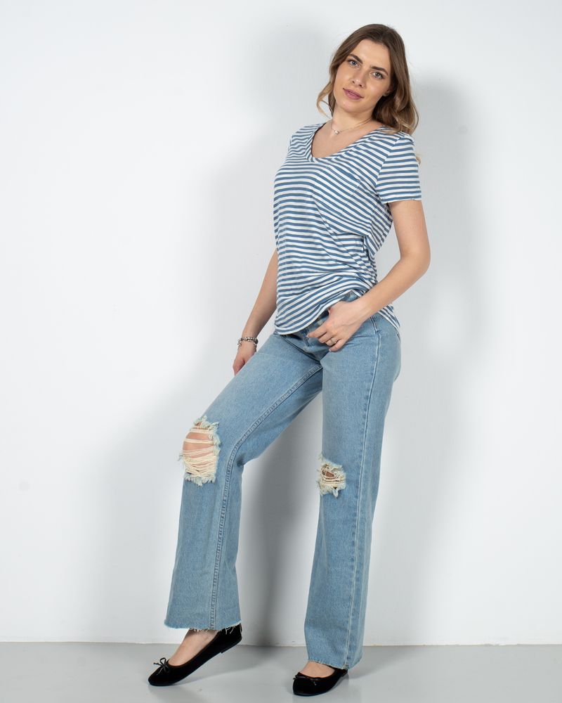 Tricou-din-bumbac-cu-dungi-N200502019