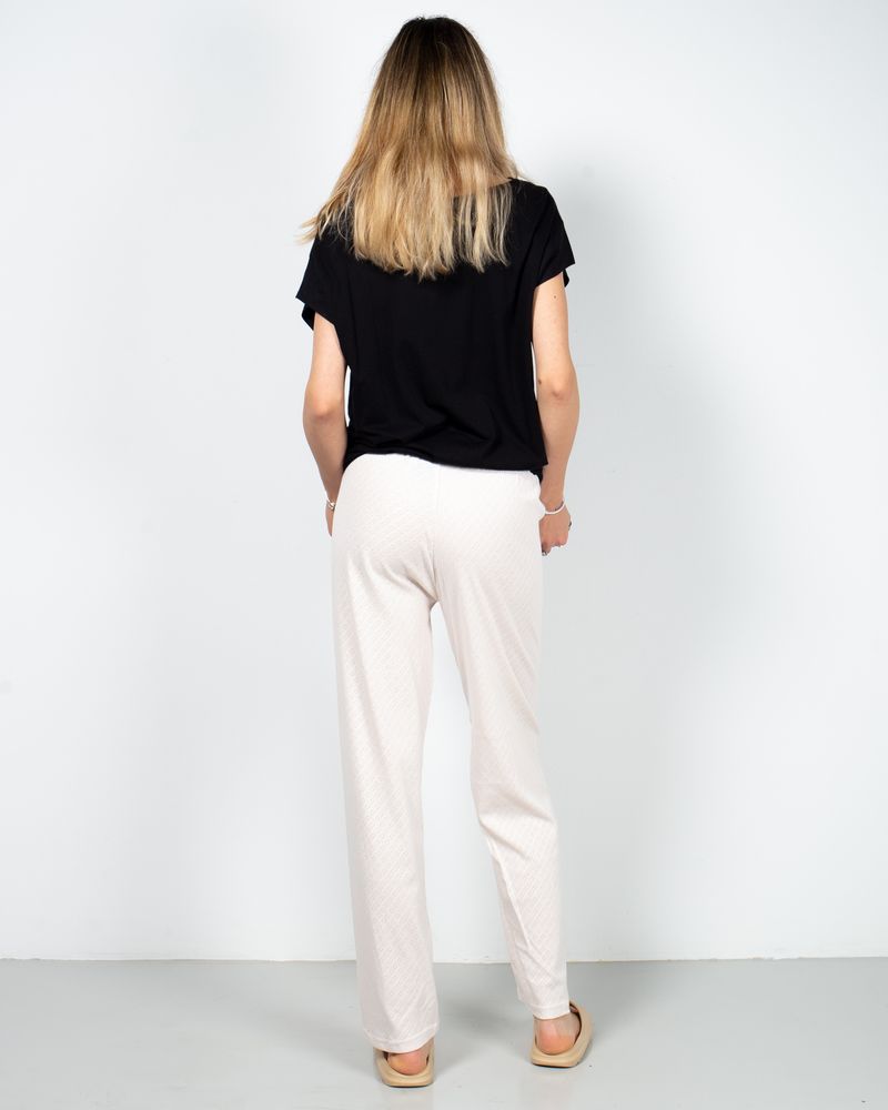 Pantaloni-de-pijama-uni-din-bumbac-cu-model-perforat-23MUR12029
