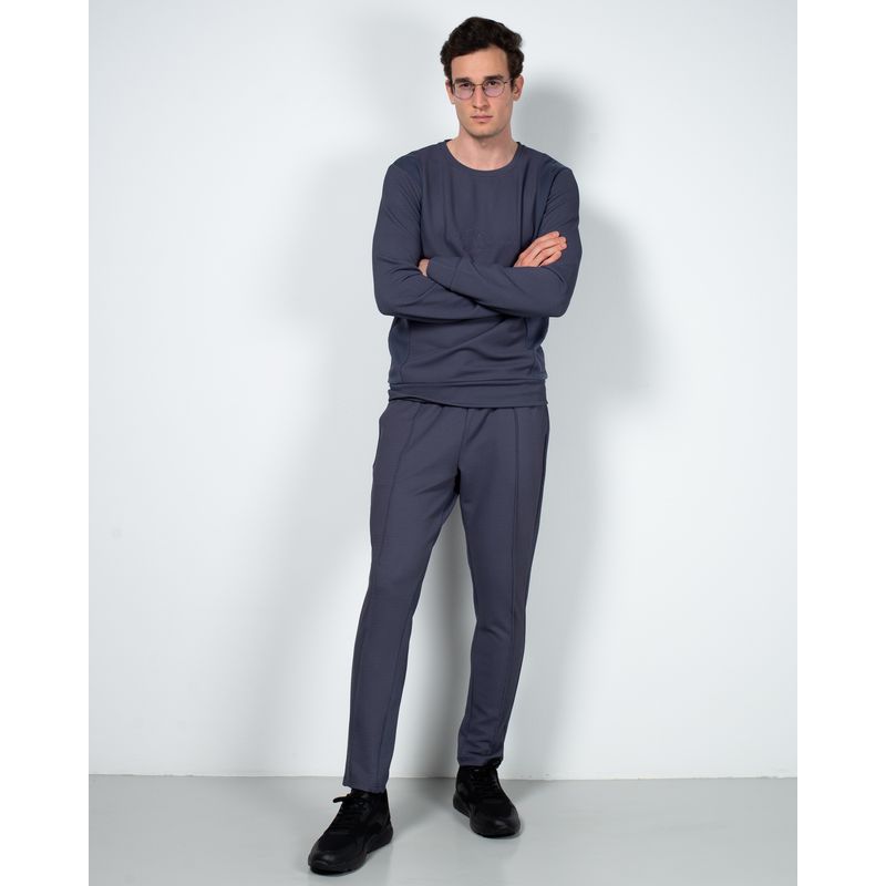 Bluza-cu-maneca-lunga-si-model-texturat-23KOS02006