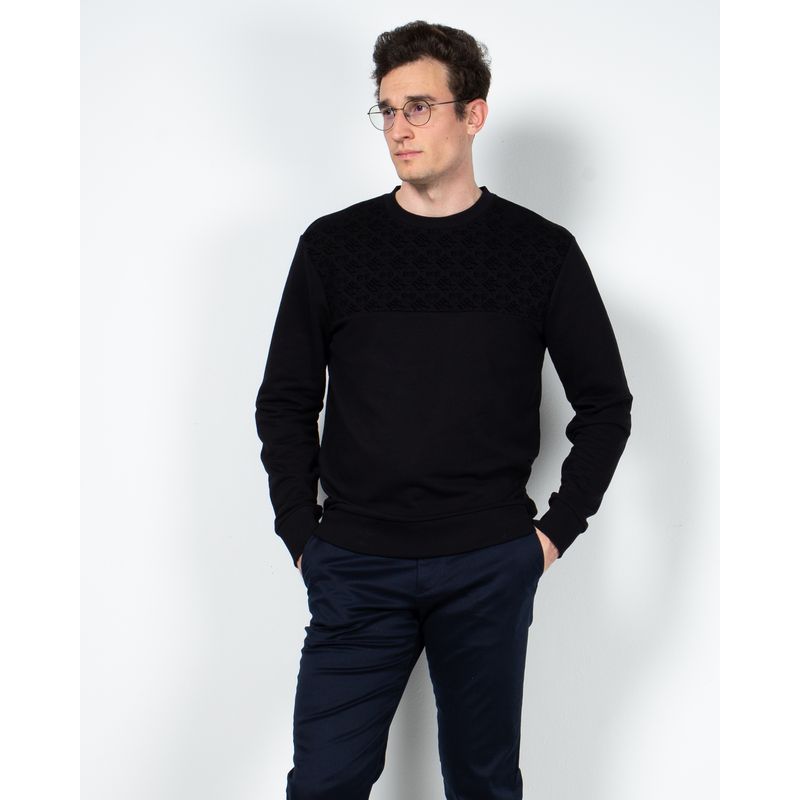 Bluza-uni-cu-maneca-lunga-si-mansete-elastice-23KOS02008