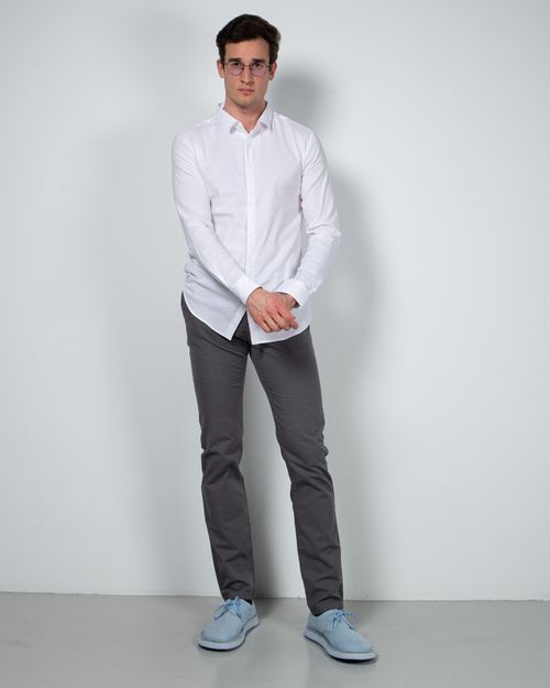 Pantaloni regular fit din bumbac 23KOS24005