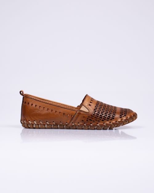 Pantofi din piele naturala cu talpa flexibila 23ROV09004