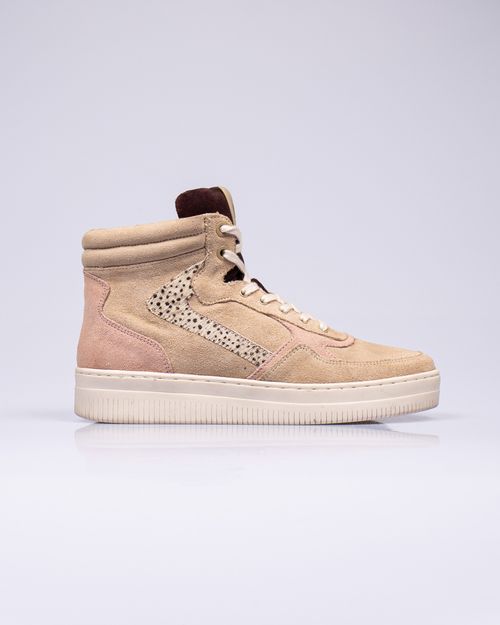 Ghete casual din piele naturala cu siret pentru femei N230102002
