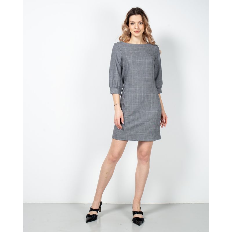 Rochie-scurta-cu-maneca-trei-sferturi-23LGD01003