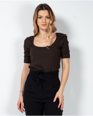 Bluza din vascoza cu maneca scurta 23LGD01029