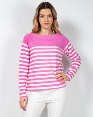Bluza din bumbac cu dungi N201101018
