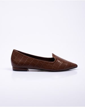 Pantofi DOCA cu talpa joasa si varf ascutit 73183001