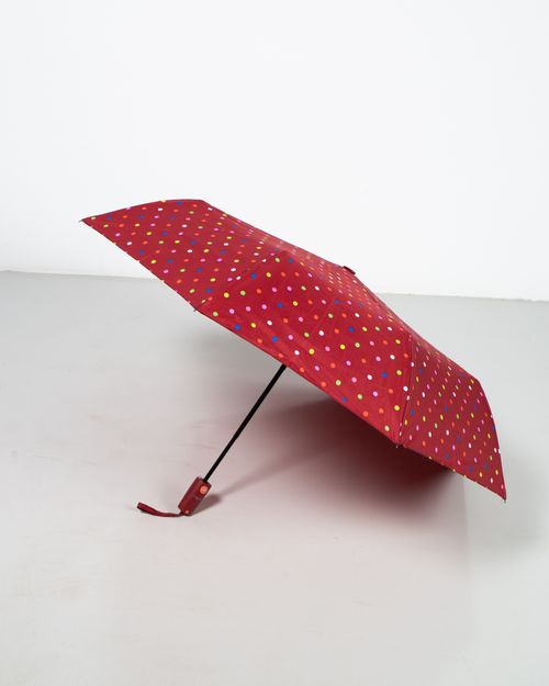 Umbrela cu buline colorate si deschidere automata