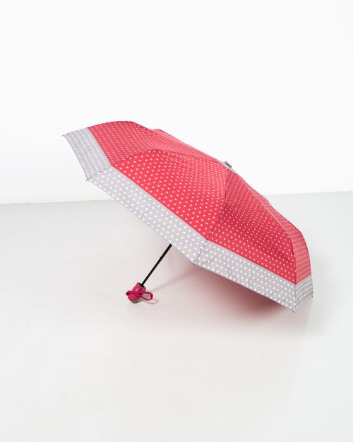 Umbrela in doua culori cu buline