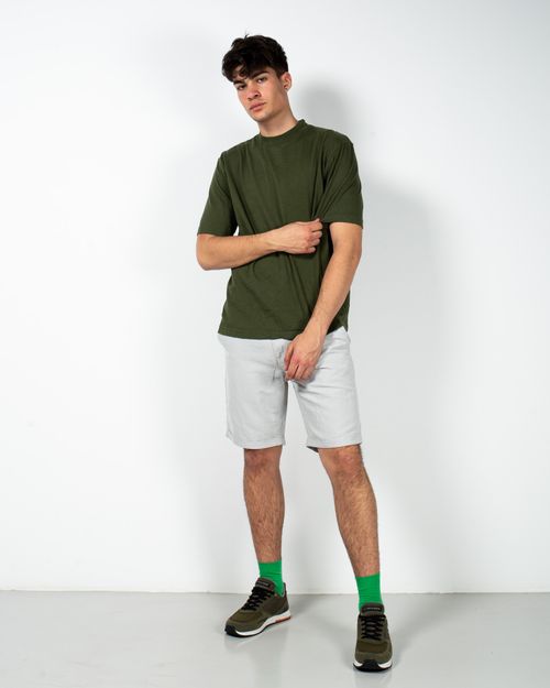 Pantaloni scurti din bumbac cu buzunare 23KOS81035