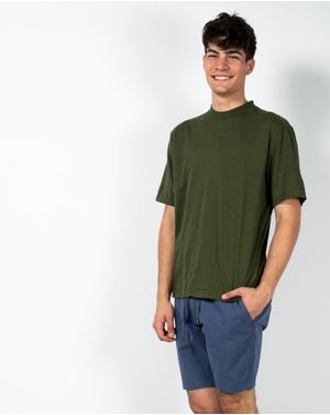Tricou uni din bumbac cu maneca scurta N200827006