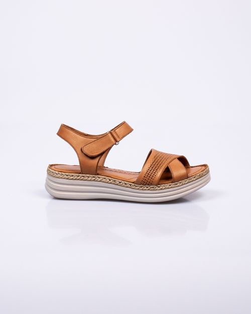 Sandale din piele naturala cu model perforat 23ASE04081