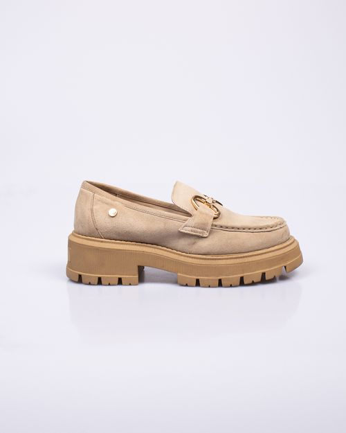 Pantofi din piele intoarsa cu talpa inalta pentru femei N230202002