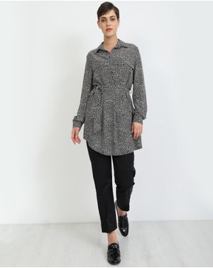 Bluza DOCA cu nasturi si cordon in talie 39073001