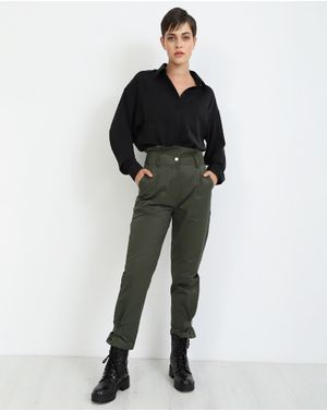 Pantaloni drepti DOCA cu fermoar si buzunare 39117001