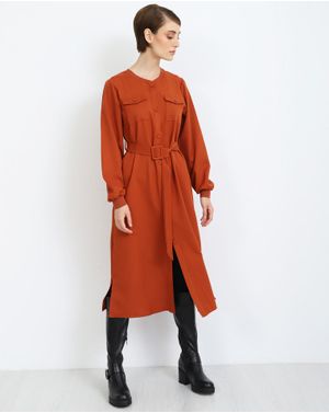 Rochie DOCA cu nasturi si cordon detasabil 38977001