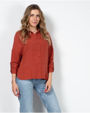 Bluza din bumbac cu nasturi 23DOV04027