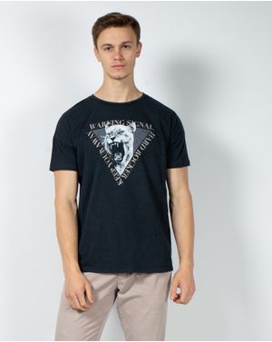 Tricou din bumbac cu imprimeu 23MUR16003