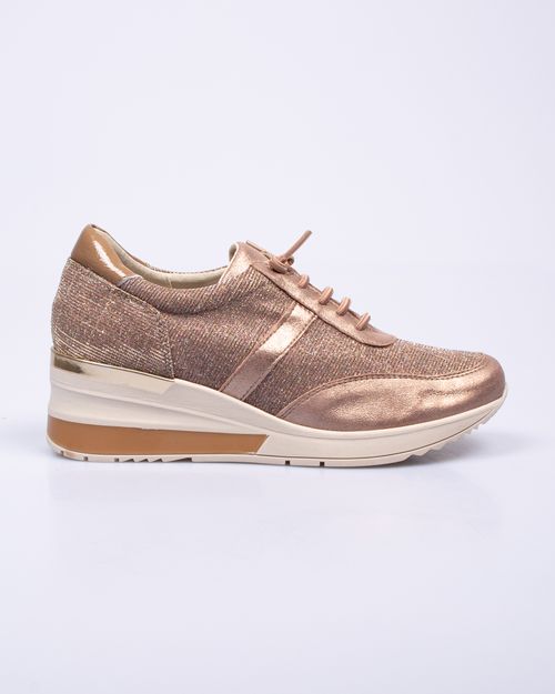 Pantofi sport cu talpa inalta si insertii metalizate 23CAL05043