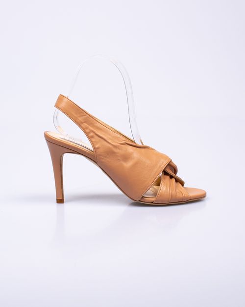Sandale elegante din piele naturala cu toc inalt pentru femei 23VEN23001