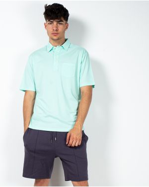 Tricou uni cu guler N230511004