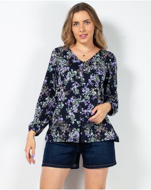 Bluza cu maneca lunga si nasturi N230436004