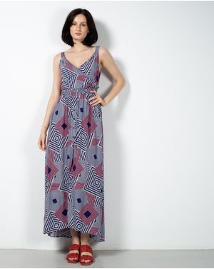 Rochie Kenvelo cu nasturi si talie elastica 23MON13003