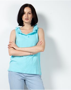 Bluza uni din bumbac fara maneci N230434016