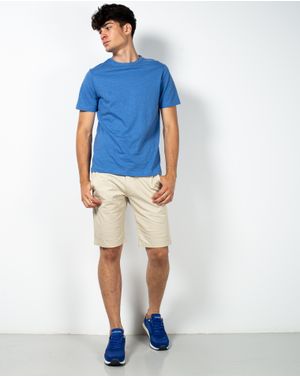 Pantaloni scurti din bumbac cu fermoar metalic 23ITT36024