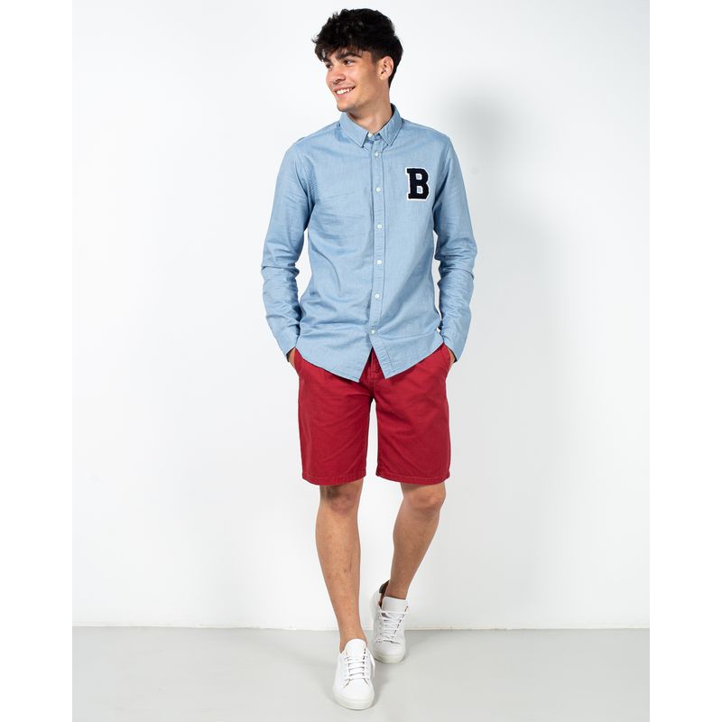 Pantaloni-scurti-Lee-Cooper-cu-fermoar-metalic-si-buzunare-laterale-23MON09001