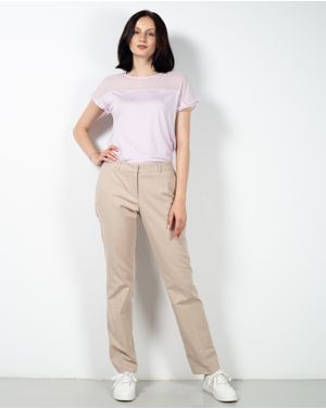 Pantaloni cu buzunare oblice si fermoar-23ITT59007