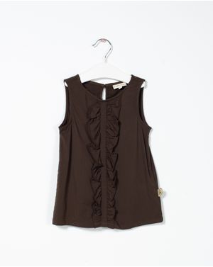 Bluza uni cu volane pentru fete 23ITT63002