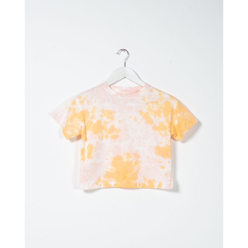 Tricou-din-bumbac-cu-efect-Tie-Dye-pentru-fete-22SPO04003