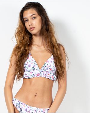 Sutien de baie cu imprimeu si bretele reglabile 23ITT75017