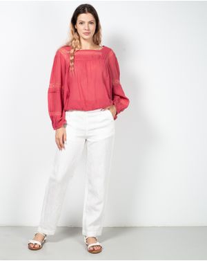 Pantaloni uni cu buzunare N230805001