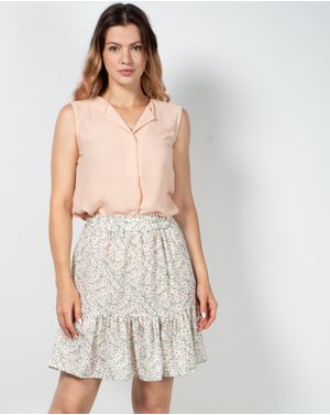 Bluza asimetrica fara maneci N230813001