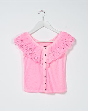 Bluza uni din bumbac fara maneci pentru fete N230806006