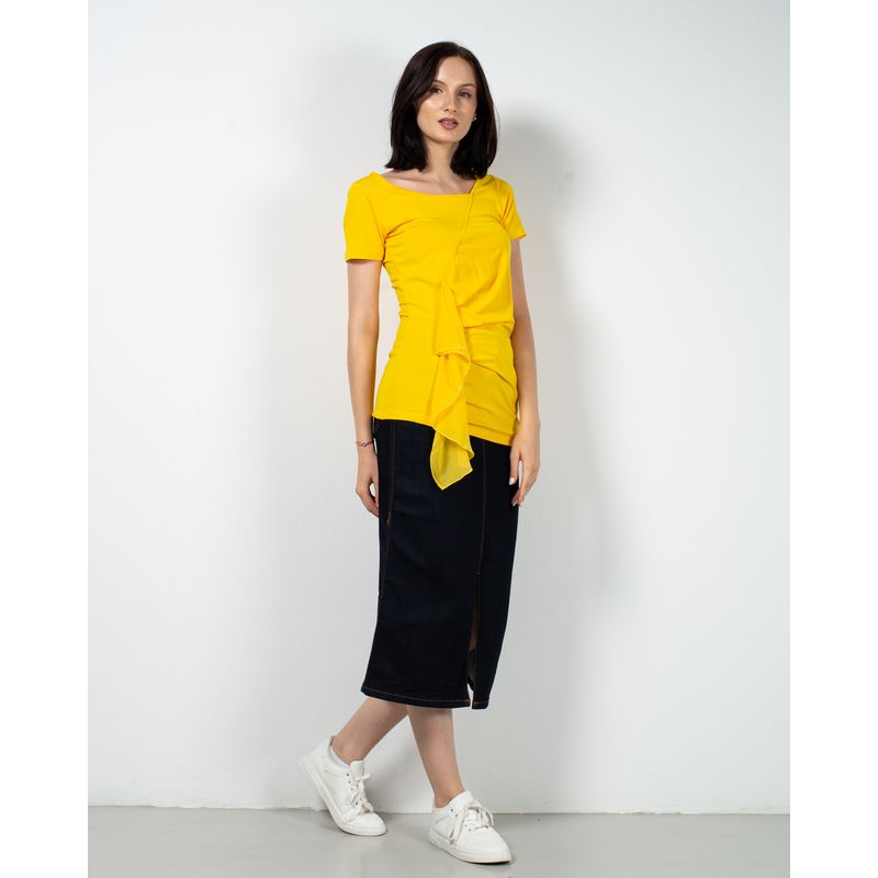 Bluza-asimetrica-cu-maneca-scurta-23KOSF1009