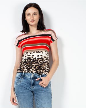 Bluza cu maneca scurta-23KOSF1040